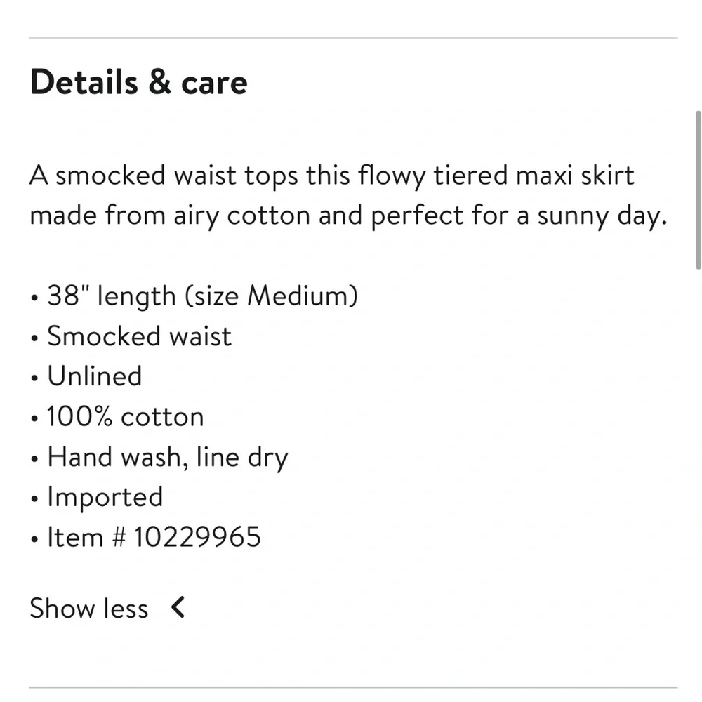 NWT Billabong in the palms tiered maxi skirt - Picture 4 of 4